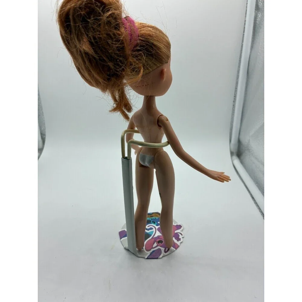 Bratz Meygan Doll Nude Red Auburn Hair Green Eyes No Clothes Loose Figure